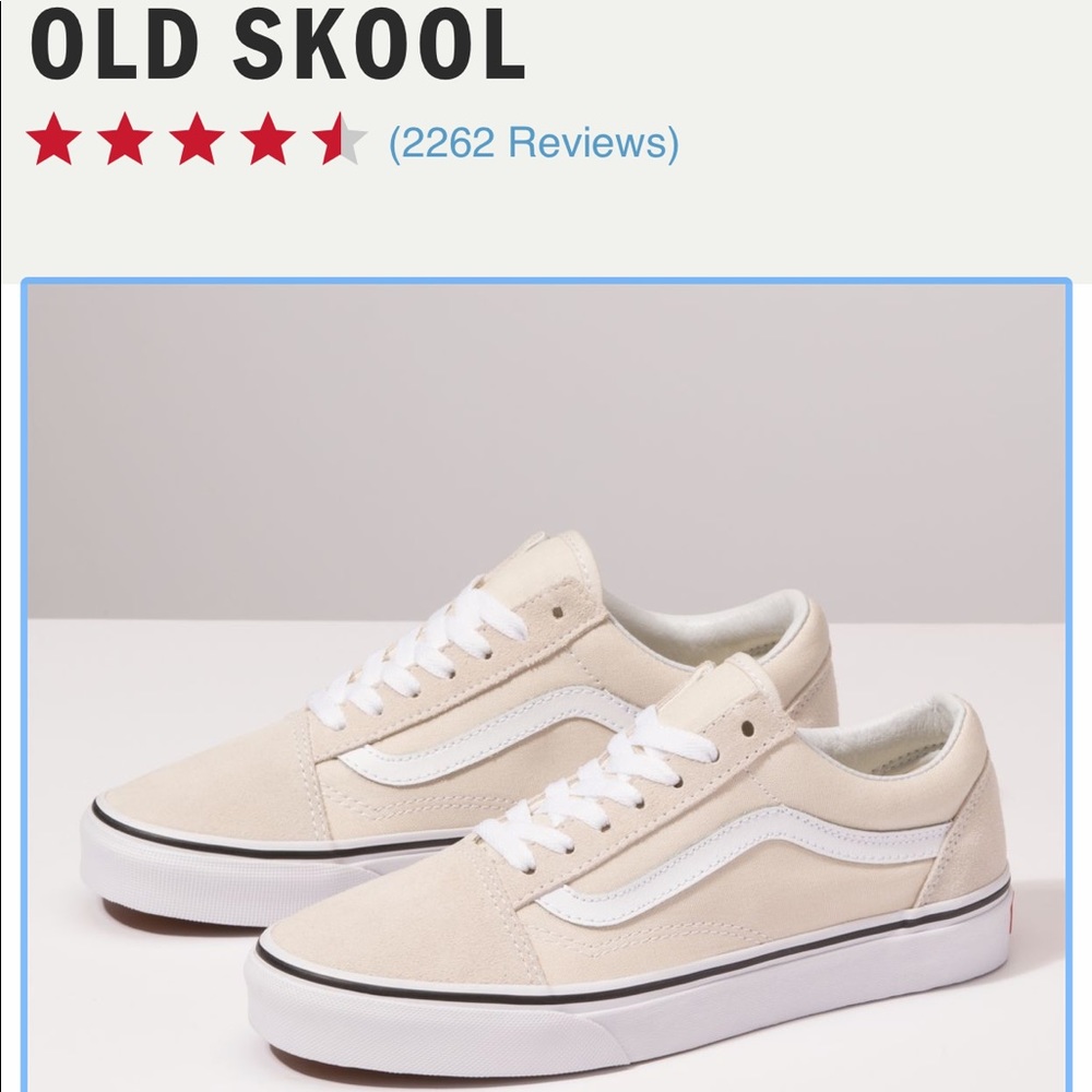 Old Skool Cream Vans